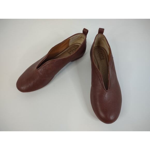 Lucca Lane Bayla Brown Leather Casual Slip On Flats Shoes US Women's 6M - Picture 7 of 10